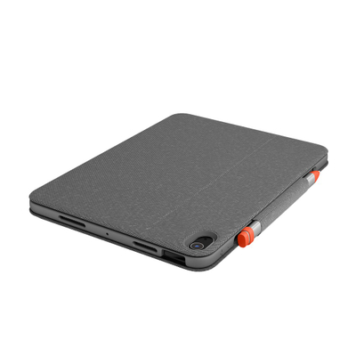 Mbështetëse tastiere Logitech Folio Touch për iPad Air (gjenerata 4 & 5), ngjyrë gri
