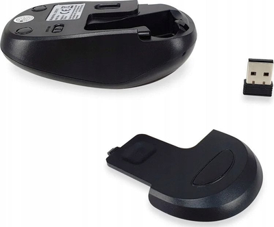 Mouse pa tela Equip Comfort, optik, ergonomik, i kuq