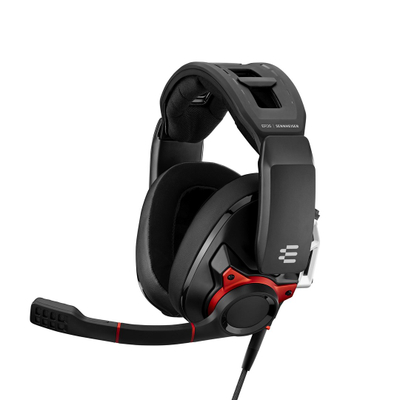 Kufje Epos GSP 600, 3.5mm, Over-Ear, të zeza/të kuqe