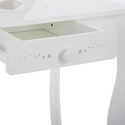 Tavolinë tualeti për kalamaj Atmosphera Dressing Table and Stool, MDF, me pasqyrë, shumëngjyrëshe