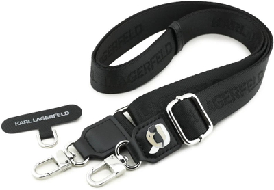 Rrip telefoni Karl Lagerfeld Crossbody Strap Nylon Karl Patch, najlon, i rregullueshëm, i zi