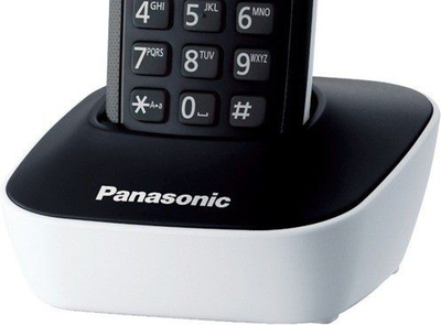 Telefon pa tela Panasonic KX-TG1611PDW, DECT, me ekran LCD, i bardhë