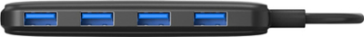 USB хаб Hewlett Packard DHC-CT110, 4 порти, USB 3.0, црн