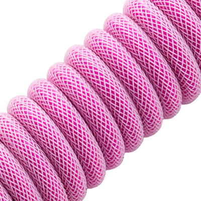 Kabllo spirale CableMod Classic, USB-C/USB-A, 1,5m, rozë
