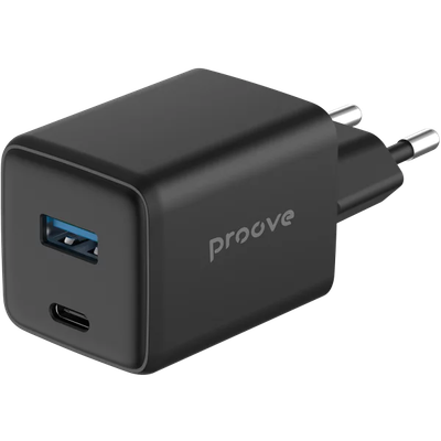 Karikues muri Proove Pocket, 45W, me USB dhe Type-C, i zi