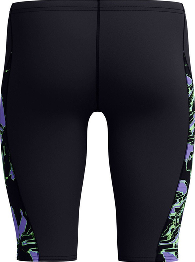 Rrobë banje Speedo për burra Club Training Splice Jammer, Endurance+, e zezë me blu