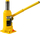 Хидрауличен крик Bottle Jack 12T, капацитет 12 ton, висина 205-390mm, жолт