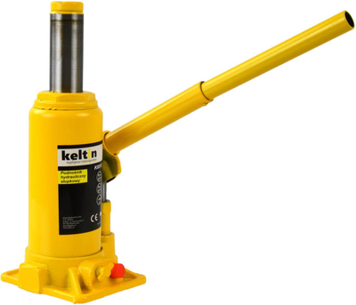 Хидрауличен крик Bottle Jack 12T, капацитет 12 ton, висина 205-390mm, жолт