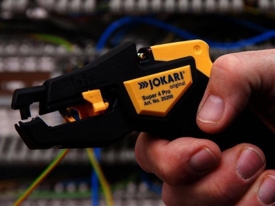 Mjet për zhvesh kabllosh Jokari 4 Pro, 0.2-6mm², profesional, i verdhë