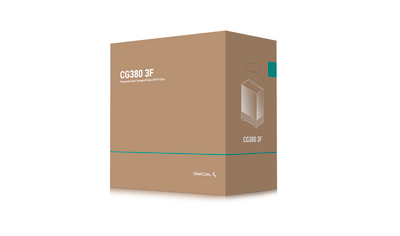 Kasë DeepCool Case CG380, Mid-Tower, Tempered Glass, e zezë