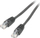 Kabllo Gembird RJ-45/RJ-45 (PP6U-2M/BK), cat. 6, U/UTP, 2m, e zezë