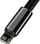 Kabllo Baseus USB në Lightning, 2.4 A, 2 m, e zezë 