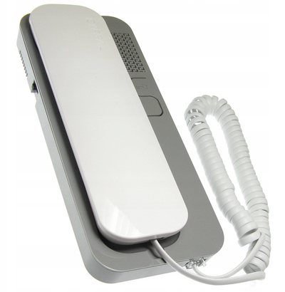 Receptor interfonik Cyfral SMART 5P, për sistem analog 4+N, i bardhë gri