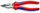 Kliça kombinime me majë Knipex 08 22 185, 185mm, çelik i zi atramentizuar