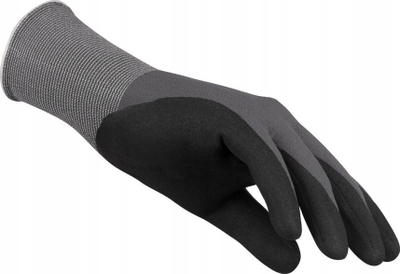 Doreza pune Extralink HF Safety Flex, përmasa 10 XL, 12 palë në pako, gri me të zezë