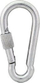 Karabinë metalike Snap Hook DIN 5299D, 14x180 mm, me siguresë