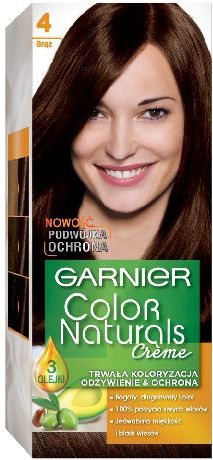 Ngjyrë për flokë Garnier Color Naturals, nr. 04