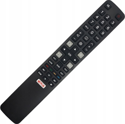 Pilot televizori Lamex RM-L1508, universal për Thomson TCL SMART, buton Netflix, i zi