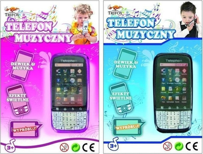 Telefon lodër Trifox Battery powered phone MIX, me bateri, me ngjyra t’përziera