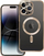 Mbrojtëse telefoni Electro Mag për iPhone 16 Plus, MagSafe, transparente me ari
