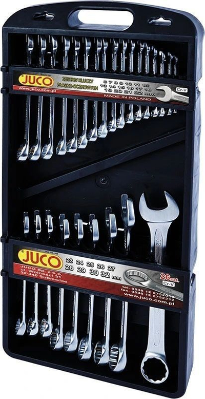 Set çelësash të kombinuar JUCO 35324J, 6-32mm, 26 copë