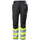 Pantallona pune Helly Hansen UC-ME Construction Pant CL1, hi vis, reflektuese, verdhë grafit