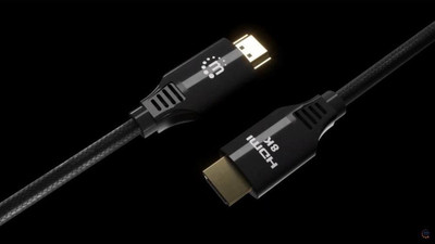 Kabllo HDMI Manhattan 355933, 1m, 8K, i zi