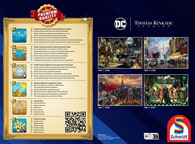 Puzzle Schmidt Thomas Kinkade Batman Superman Wonder Woman, 1000 copa, moshat 12+