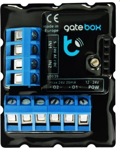 Контролер за порти Blebox Gatebox, WiFi, контрола со апликација, црн