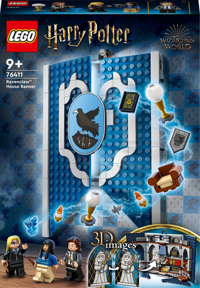 Set për ndërtim Lego Harry Potter Ravenclaw House Banner 76411, 305 copa, 9+