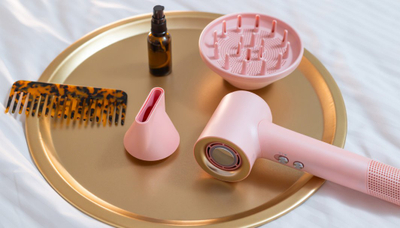 Tharëse flokësh Kensen Inoly Jet Dry Pink Mist, 1800W, me jonizim, rozë