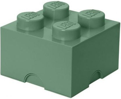 Kuti lodrash LEGO, 25 x 25 x 18 cm, e gjelbër