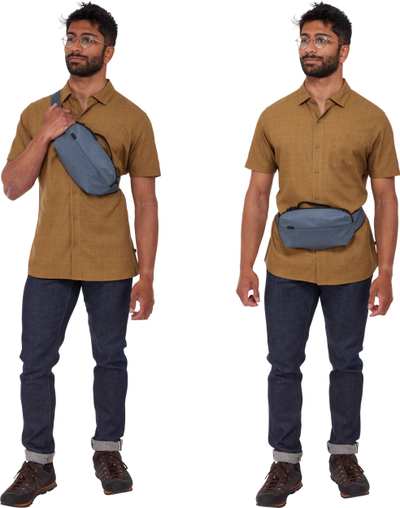 Çantë sling Thule Aion Sling, material canvas rezistent ndaj ujit, gri
