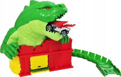 Set lodrash garash Teamsterz Reptile Rampage, me lëshues makinash, përfshi makinë Beast Machine