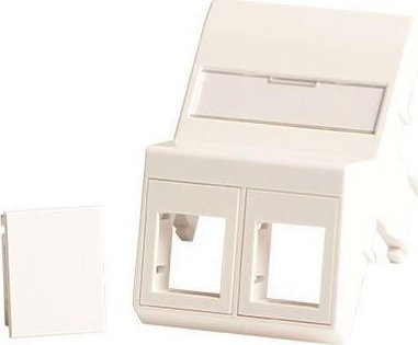 Pllakë muri Lanview LVN127871, 2 porta, 50 x 75 mm, e bardhë