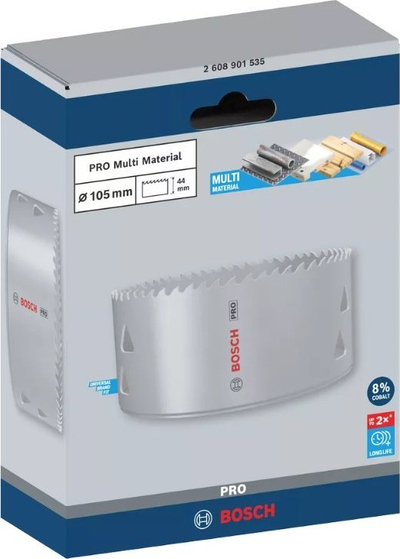 Sharrë rrethore Bosch Hole Saw Pro Multi Material 105 mm