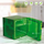 Mini frigorifer UKONIC TNT, 6.7L 9 kana, LED jeshil