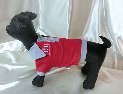 Bluzë polo për qen Doggy Dolly, XS, pambuk, e kuqe