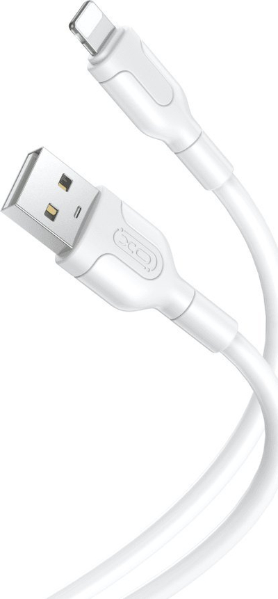 Kabllo karikimi XO NB212, USB Lightning, 2.1A, 1m, e bardhë