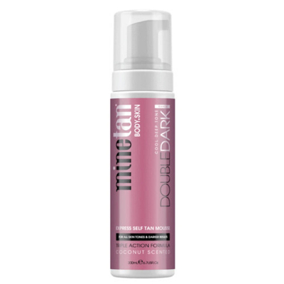 Shkumë për rrezitje Minetan Double Dark, 200 ml
