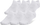 Çorape Under Armour Essential No Show 6 Pack 1382611 100, bojë që thahet shpejt, të bardha