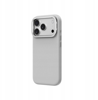 Kapak telefoni AmazingThing Glamour për iPhone 17 Pro Max, me këmbëz mbajtëse, gri