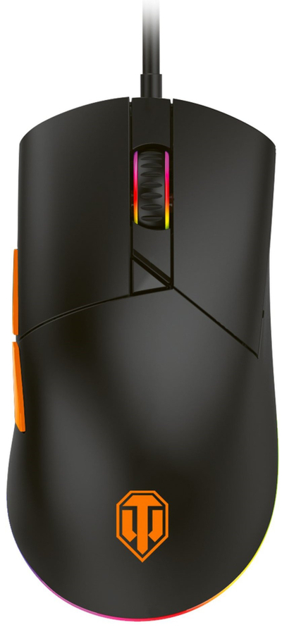 Set gaming maus dhe mauspad World of Tanks, RGB, me kabllo, i zi