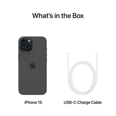Apple iPhone 15, 128GB, Black