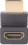 Adapter HDMI StarTech.com Down Angle, 2.0, 4K 60Hz, kënd 90°, i zi