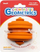 Lodër për qen PetDreamHouse Chewtastic Geo Hex, gome natyrale, për lojë pasuruese, portokalli
