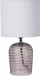 Lampë tavoline Giftdecor Dots, bazë qelqi, 16.5 cm, gri