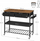 Kitchen island Oskar kki003b01, 119x45x91 cm, rustic, i zi me kafe