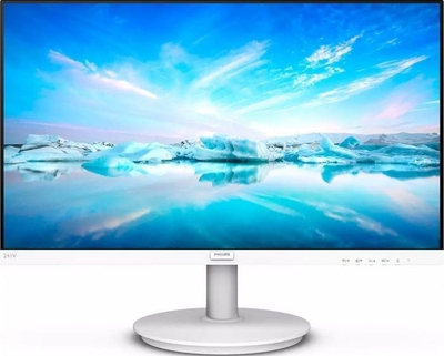 Monitor Philips V-Line 241V8AW/00, 24", IPS, i bardhë