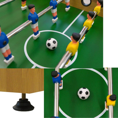 Tavolinë futbolli Enero Maxi Large, 121x61 cm, MDF, dru natyrë